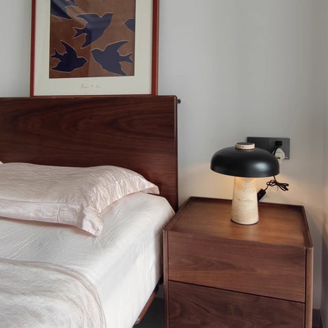 Stone Mushroom Table Lamp