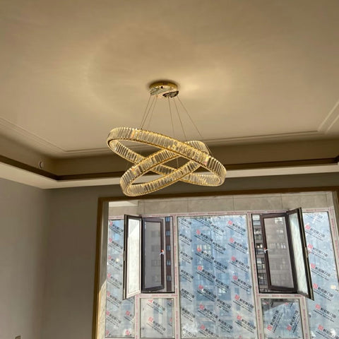 Circular Crystal Chandelier