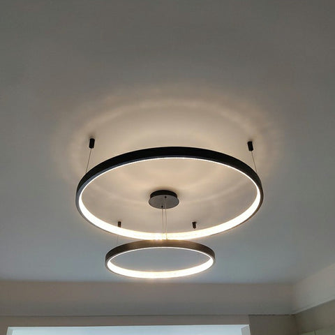 Black Circular Chandelier
