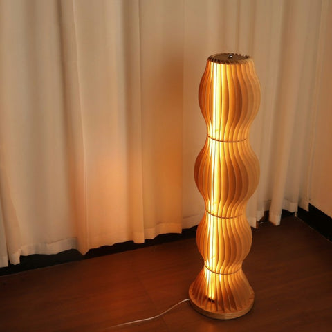 Wooden Floor Lamp