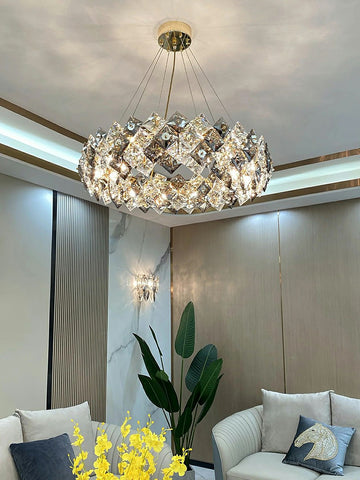 Circular Crystal Chandelier