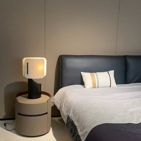 Metal Fabric Table Lamp