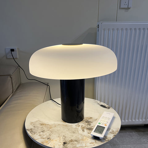 Marble glass table lamp