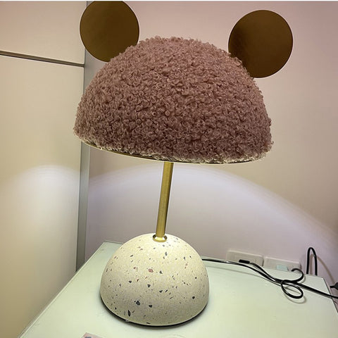Furry Table Lamp