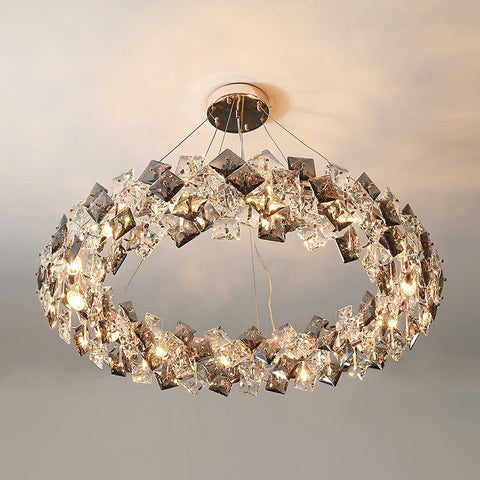 Circular Crystal Chandelier