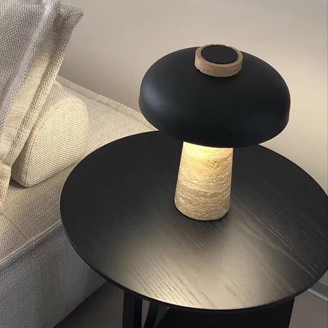 Stone Mushroom Table Lamp