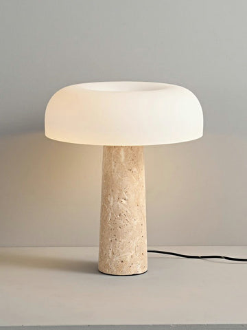 Travertine Table Lamp