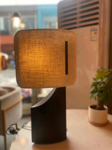Metal Fabric Table Lamp