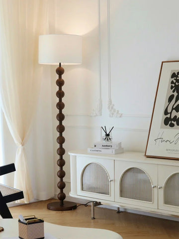 Solid Wood Floor Lamp