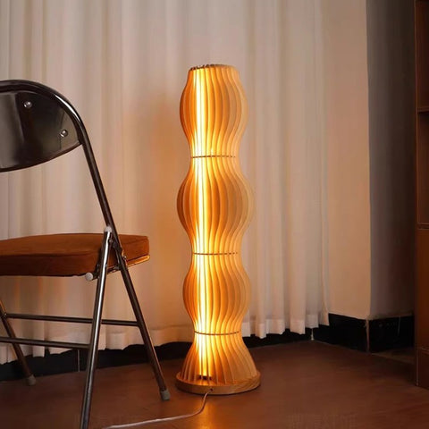 Wooden Floor Lamp