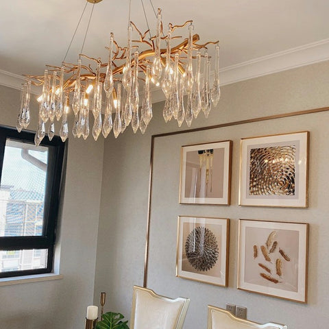 Colorful Teardrop Chandelier