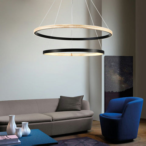 Black Circular Chandelier