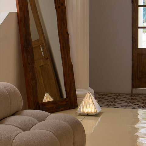 Pyramid Table Lamp