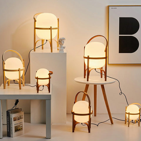 Wooden Table Lamp