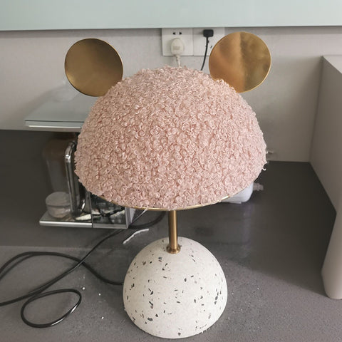 Furry Table Lamp