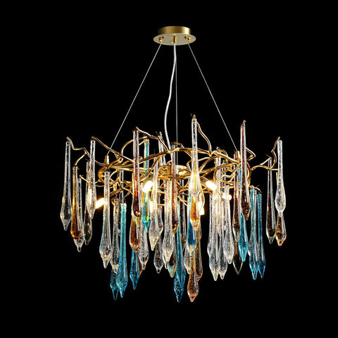 Colorful Teardrop Chandelier