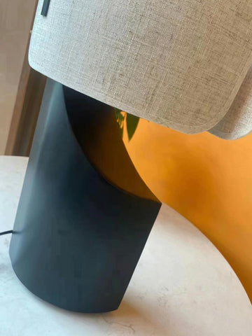 Metal Fabric Table Lamp