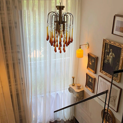 Waterdrop Vintage Chandelier