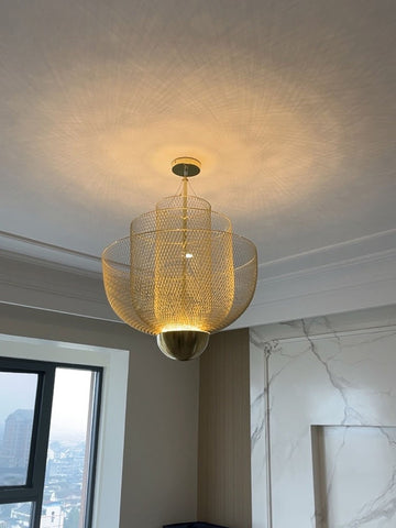 Mesh Metal Chandelier