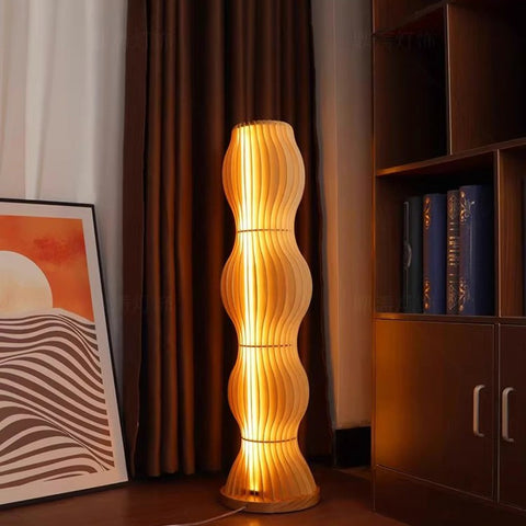 Wooden Floor Lamp