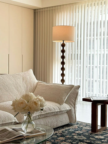 Solid Wood Floor Lamp