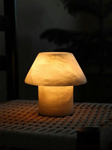 Alabaster Mushroom Table Lamp