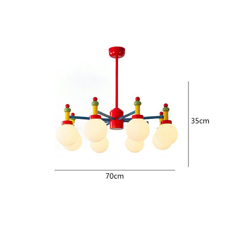 Colorful Magic Bean Chandelier