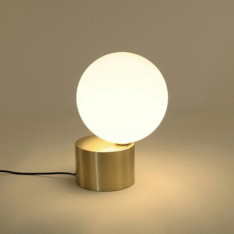 Spherical Glass Table Lamp
