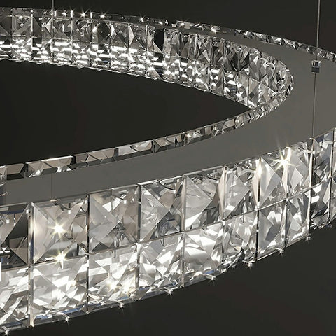 Luxury Crystal Circular Chandelier