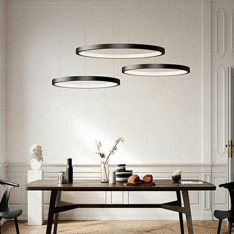 Black Circular Chandelier