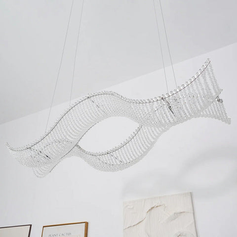 Wave Crystal Chandelier