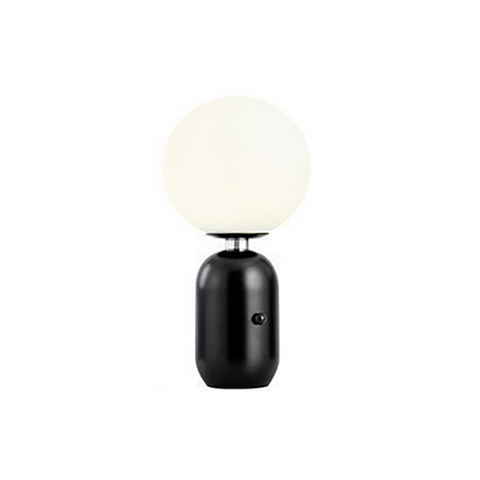 Glass ball table lamp