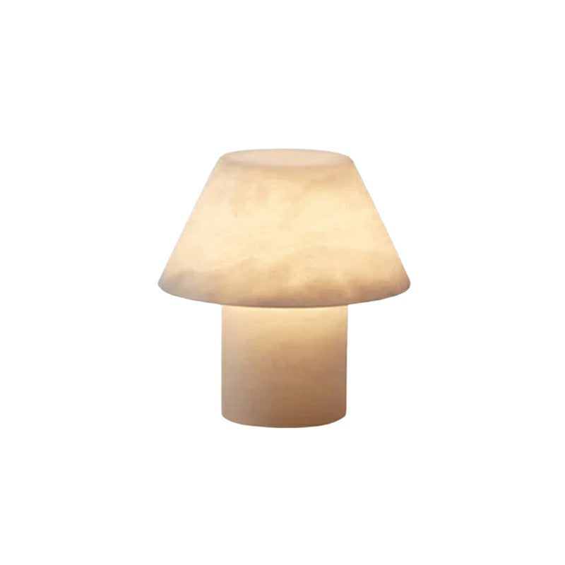 Alabaster Mushroom Table Lamp