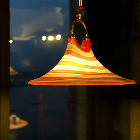 Retro Adjustable Speaker Pendant Lamp