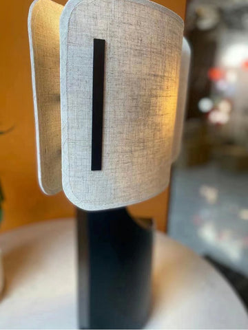 Metal Fabric Table Lamp