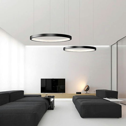 Black Circular Chandelier