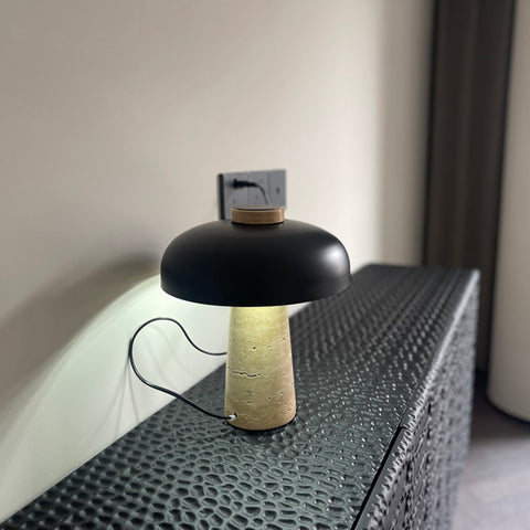 Stone Mushroom Table Lamp