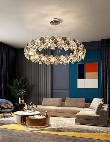 Circular Crystal Chandelier