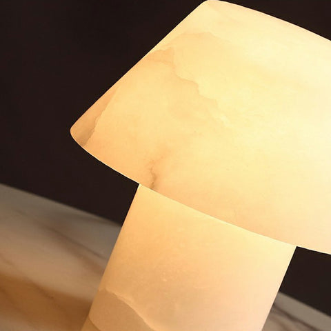 Alabaster Mushroom Table Lamp
