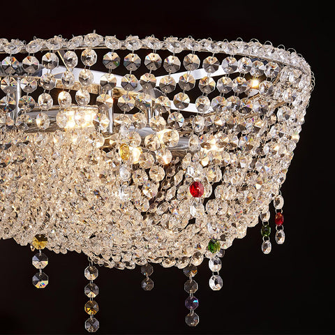 Modern Round Crystal Chandelier