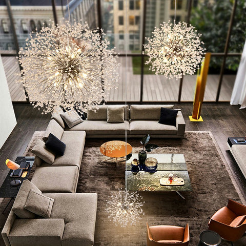Crystal Dandelion Chandelier