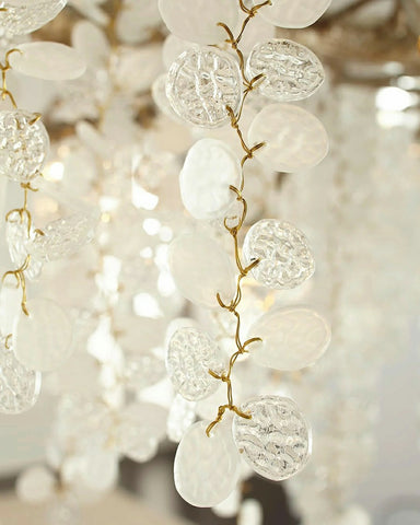 Branch Glass Coin Chandelier