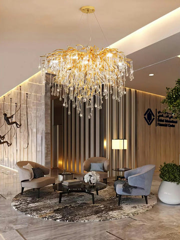 Waterdrop Crystal Chandelier