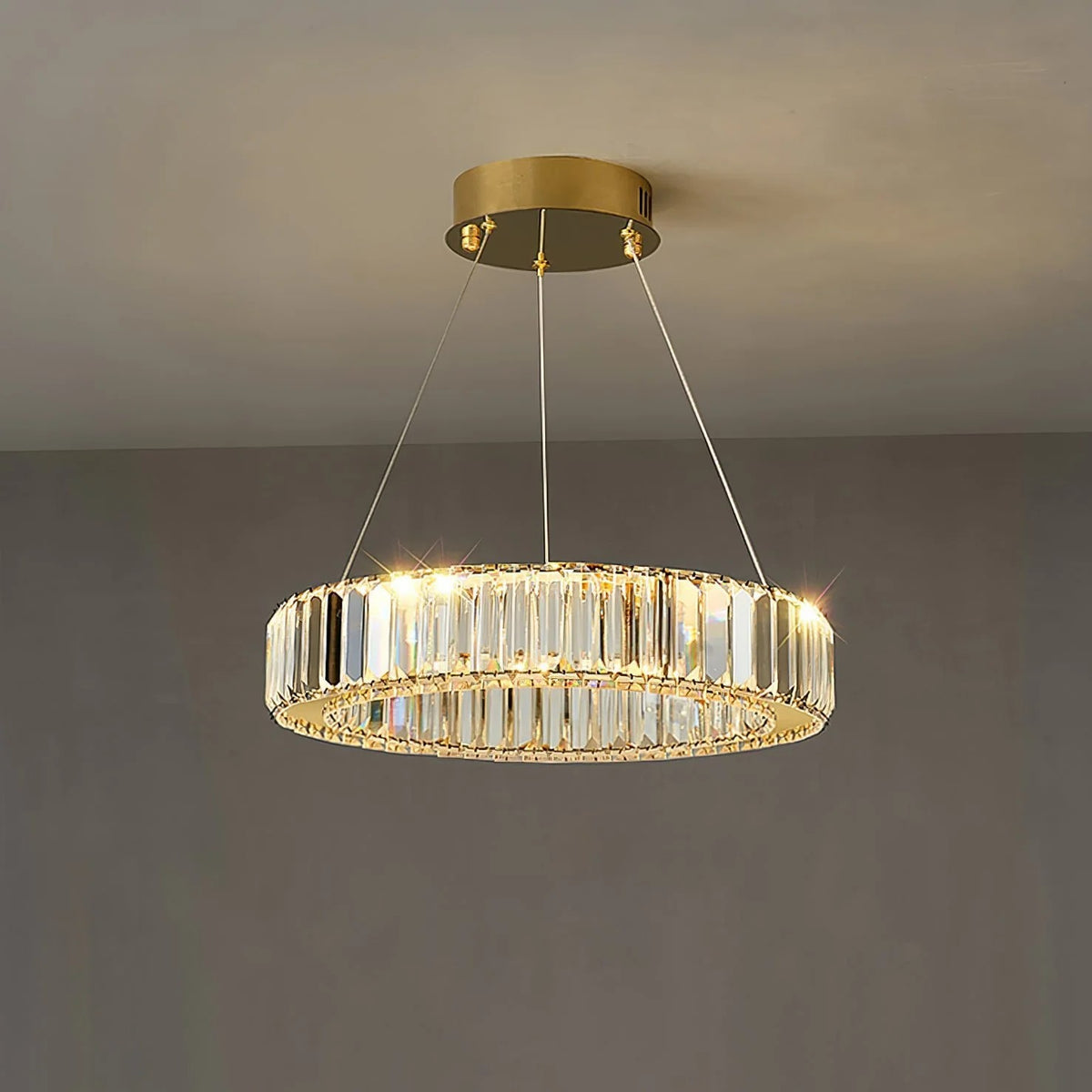 Circular Crystal Chandelier