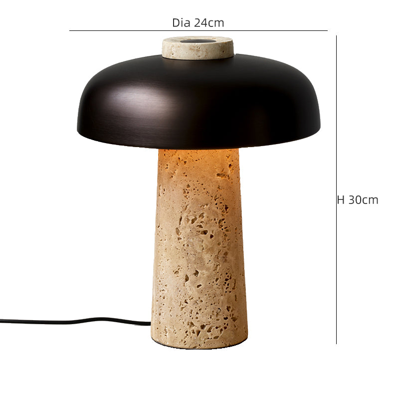 Stone Mushroom Table Lamp