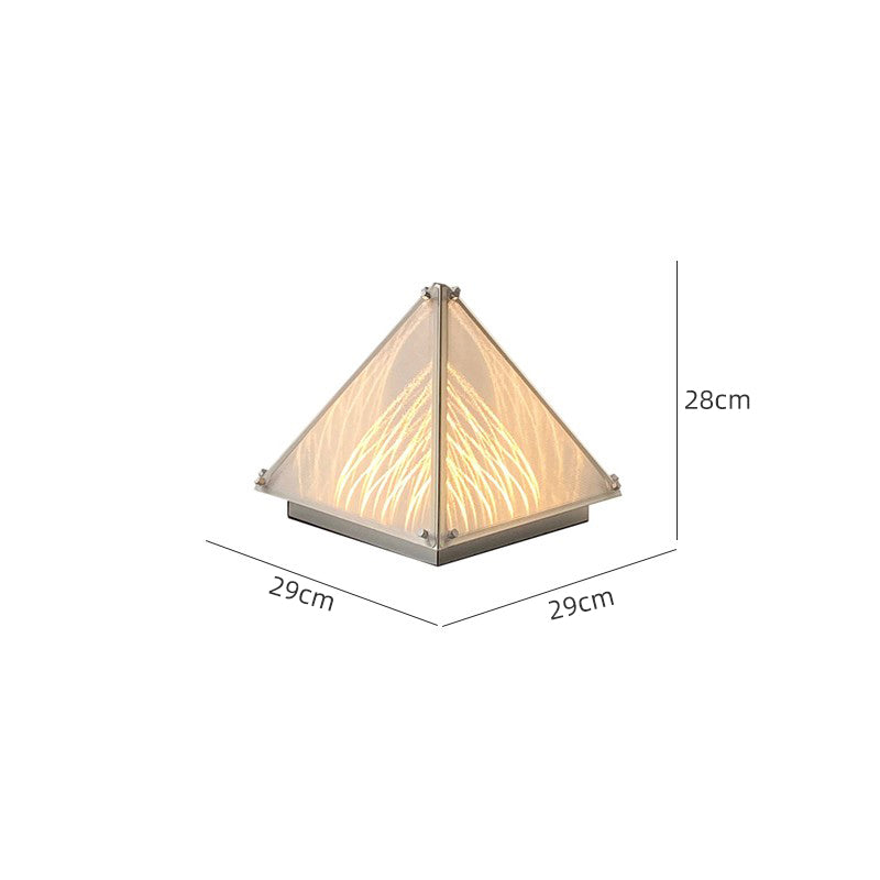 Pyramid Table Lamp