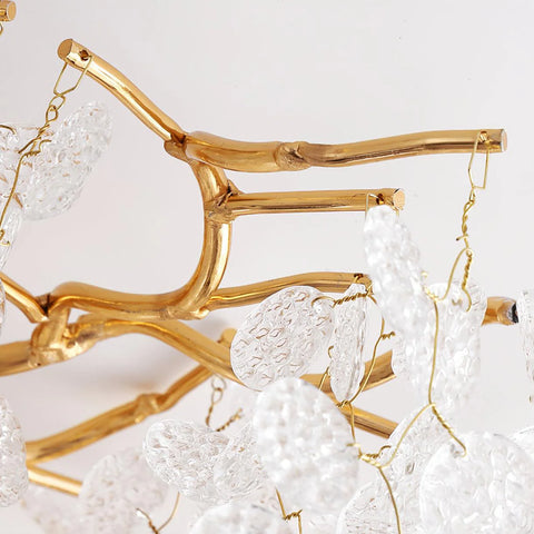 Cash Tree Glass Crystal Chandelier