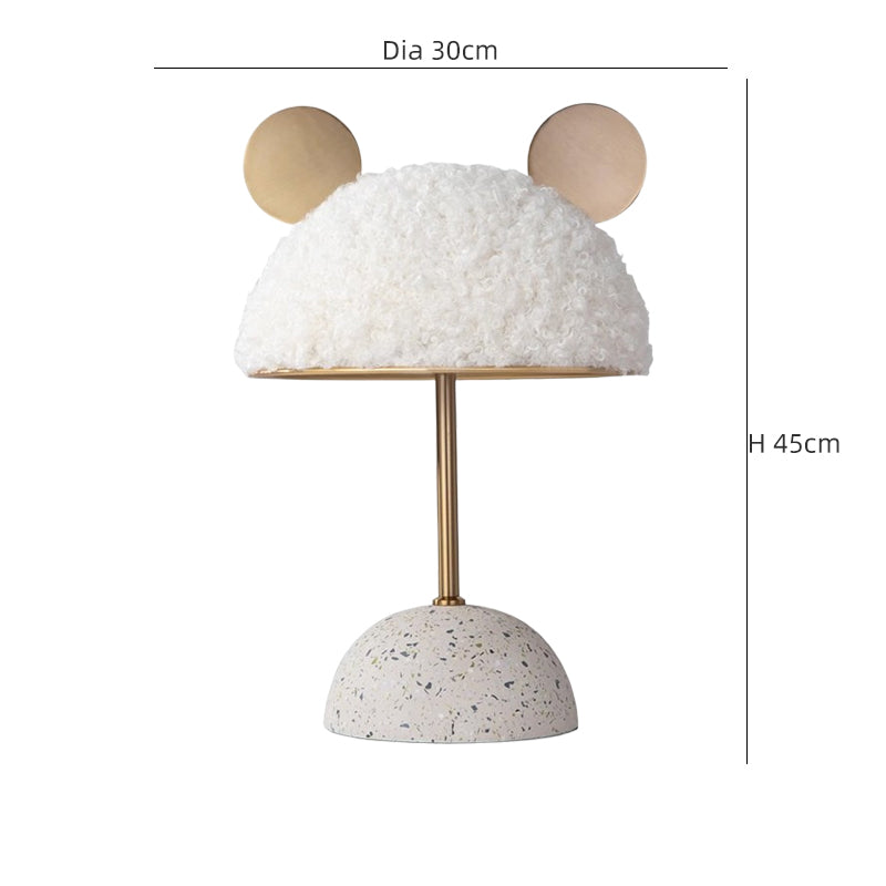Furry Table Lamp