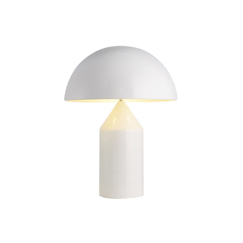 Metal mushroom table lamp