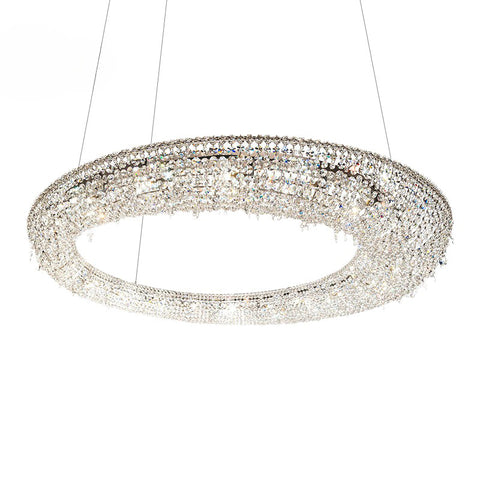 Modern Round Crystal Chandelier